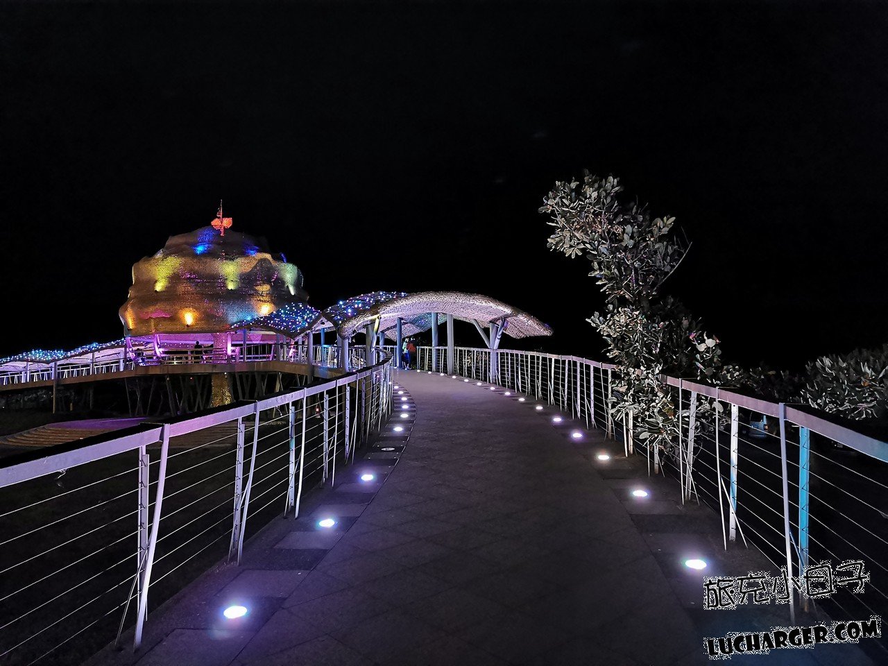 台東海濱公園國際地標夜間光影表演空間