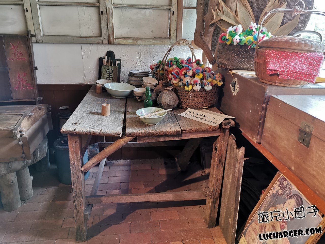 池上飯包文化故事館古早農家桌椅與生活器具