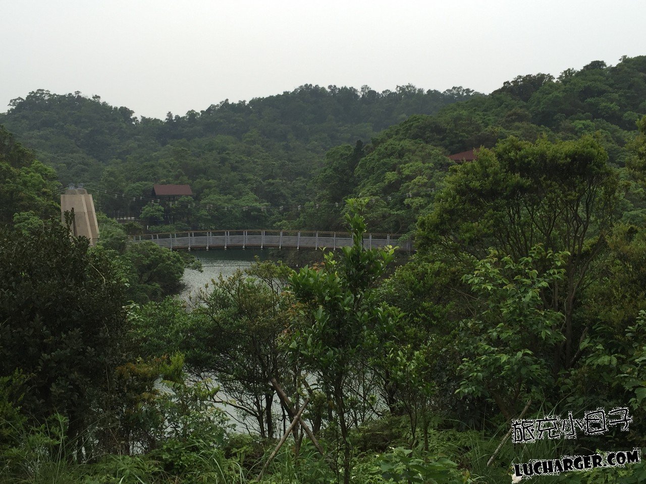 情人湖公園森林步道與湖畔休憩空間