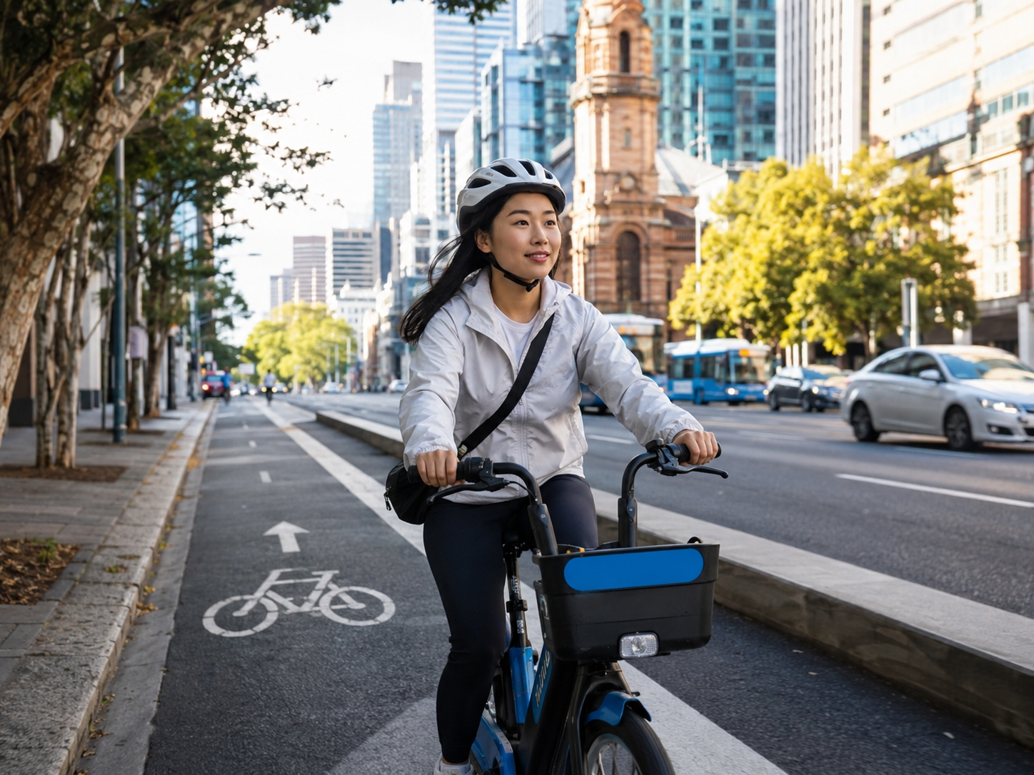 澳洲共享電動自行車租借流程示意圖