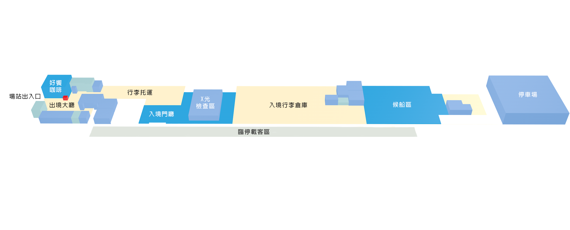 基隆港市區路線圖,可搭配基隆一日遊交通安排