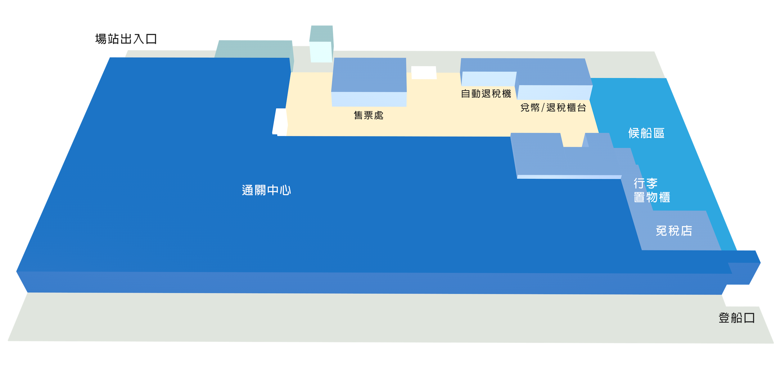 基隆港周邊地圖,適合安排基港大樓與市區景點順遊